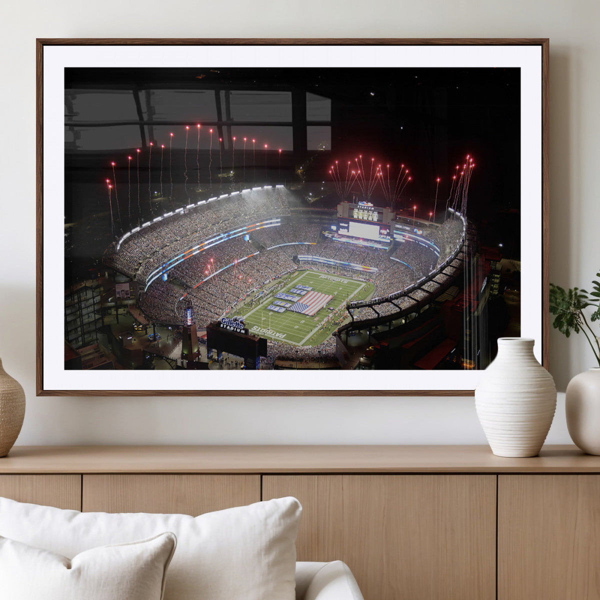 New England Patriots Team Print Wall Art- Foxborough