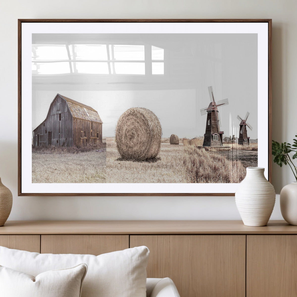 Farm Prints Set, Set of 3 Farmhouse Wall Art, Country House
