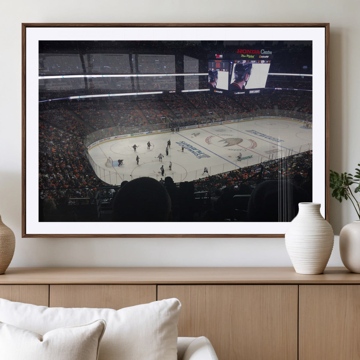 Honda Center California Anaheim Ducks Hockey Stadium Wall