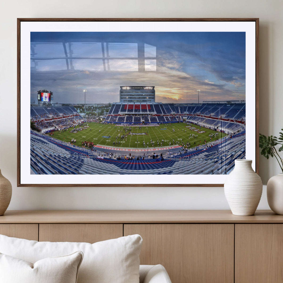 Florida Atlantic University Owls Football Team Print - Boca