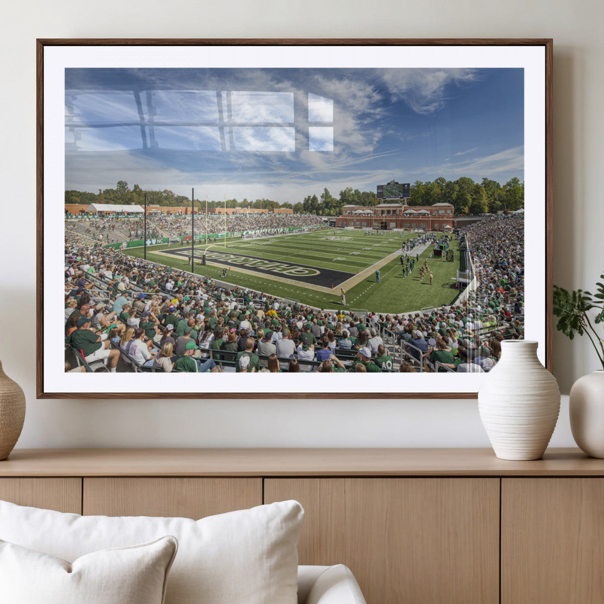 University of Charlotte 49ers Football Team Print -