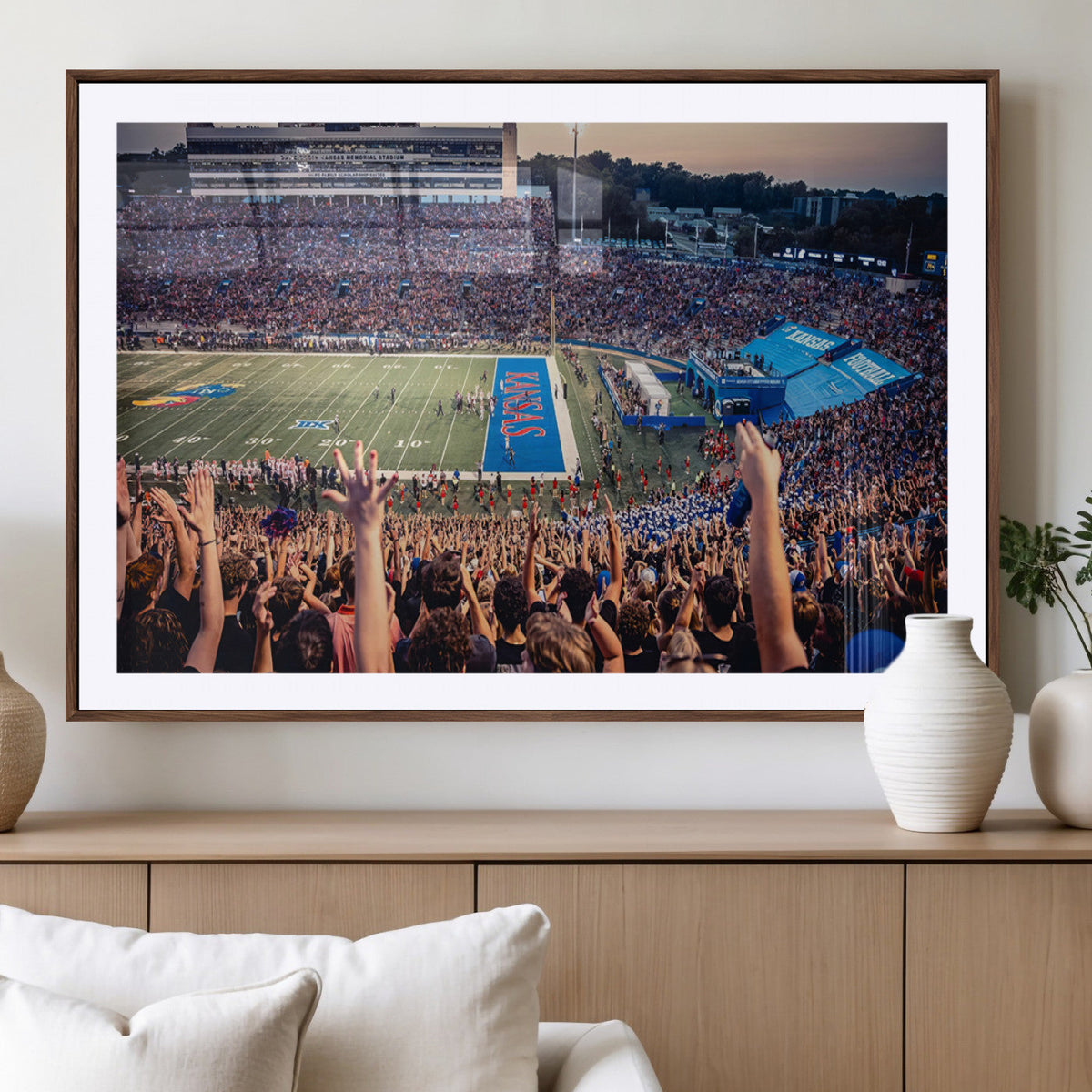 University of Kansas Jayhawks Football Team Art Print -