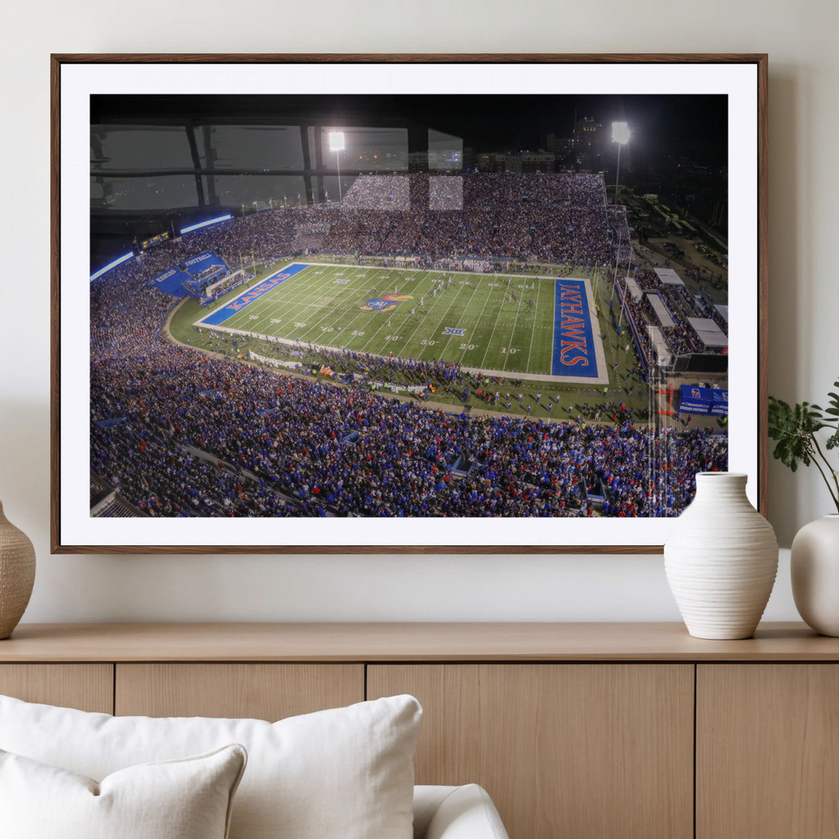 University of Kansas Jayhawks Football Team Print - Lawrence