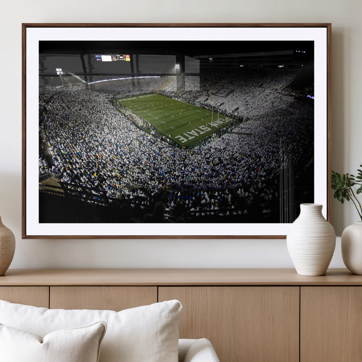 Penn State Football Stadium Wall Art - Beaver Stadium Canvas