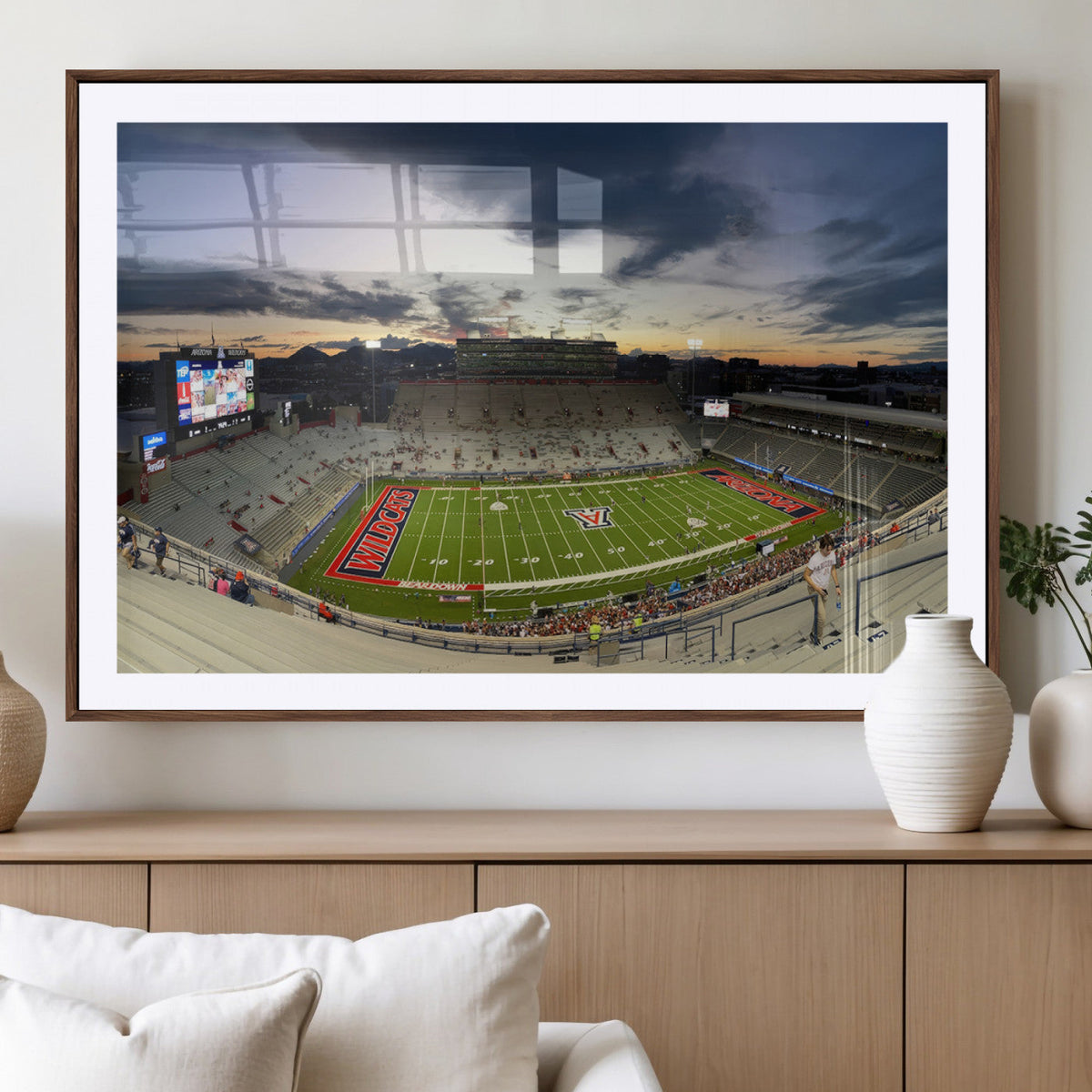 Arizona Wildcats Football Team Print - Tucson Arizona