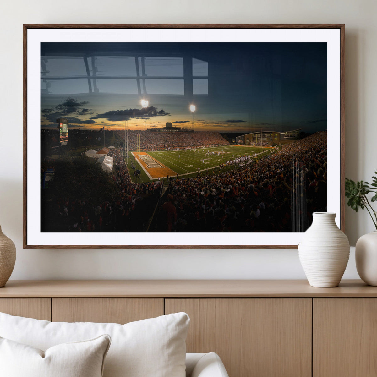 Ball State Cardinals Football Team Print - Muncie Scheumann