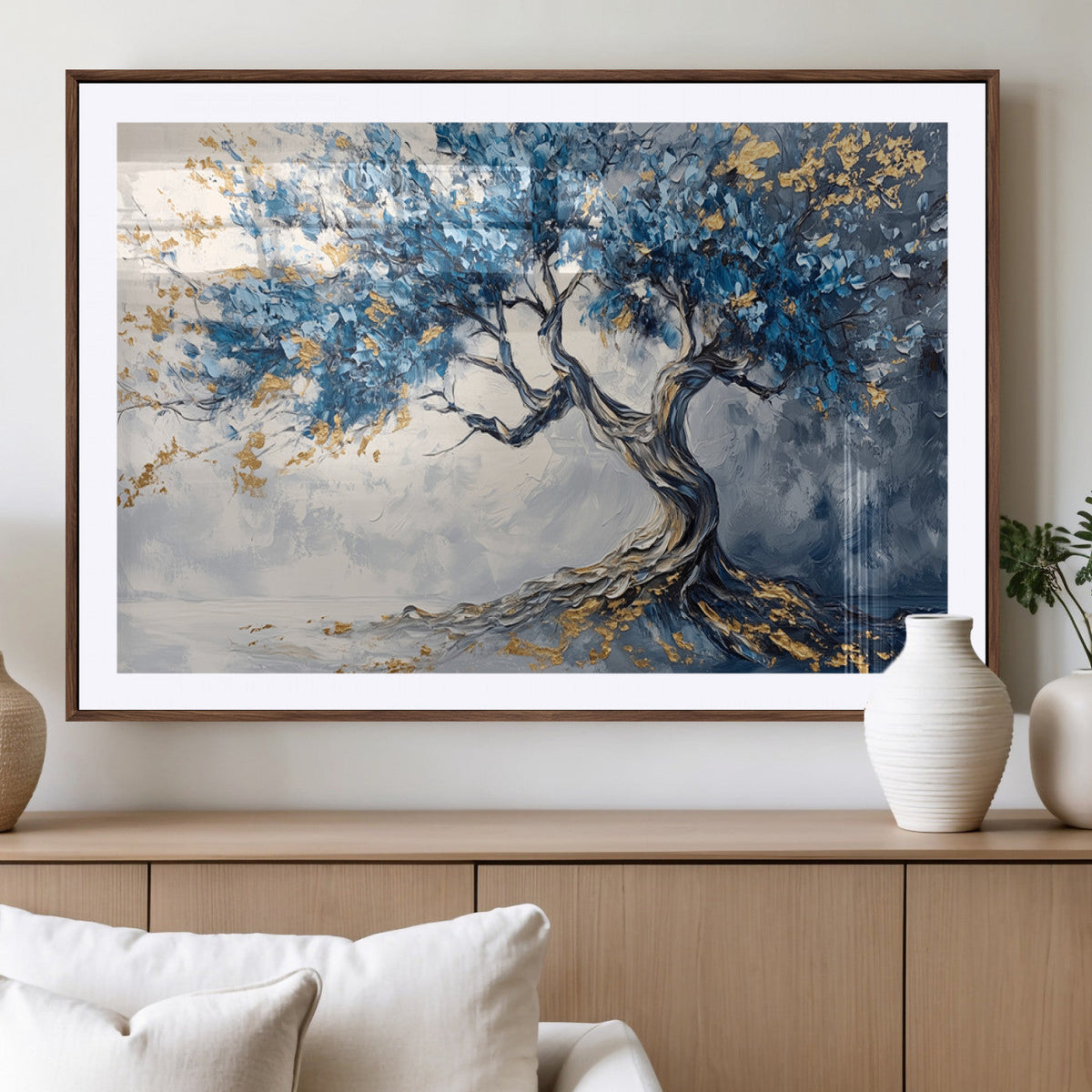 Abstract Tree Painting Canvas Wall Art | Tree of Life