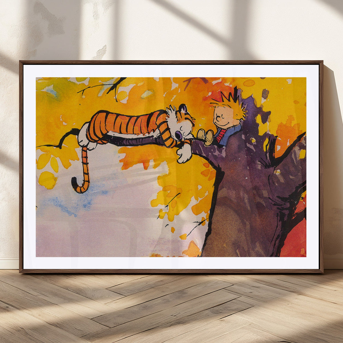 High-Quality Giclee Canvas Print – Framed Calvin Wall Art