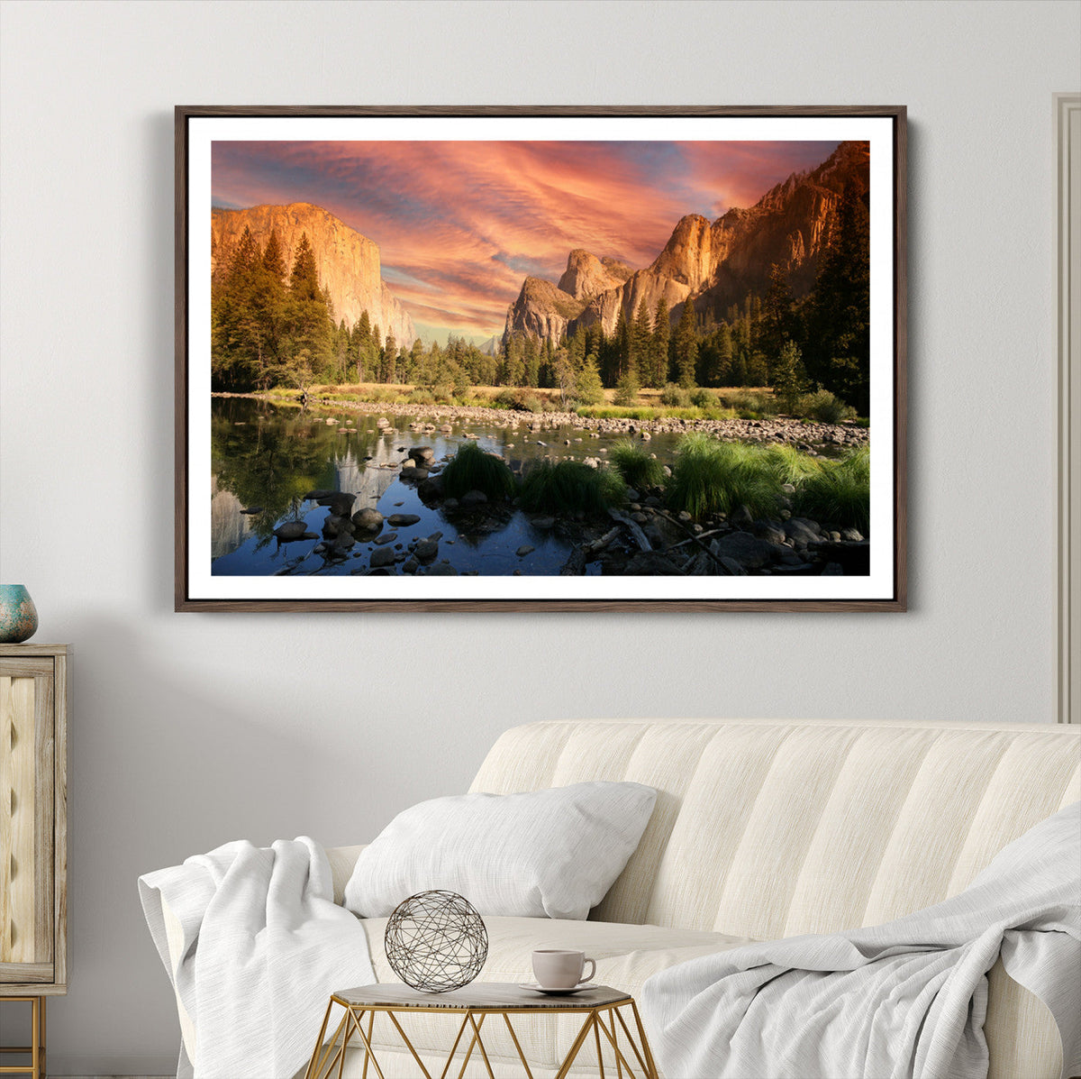 Yosemite Valley Wall Art Canvas Print – El Capitan Sunset