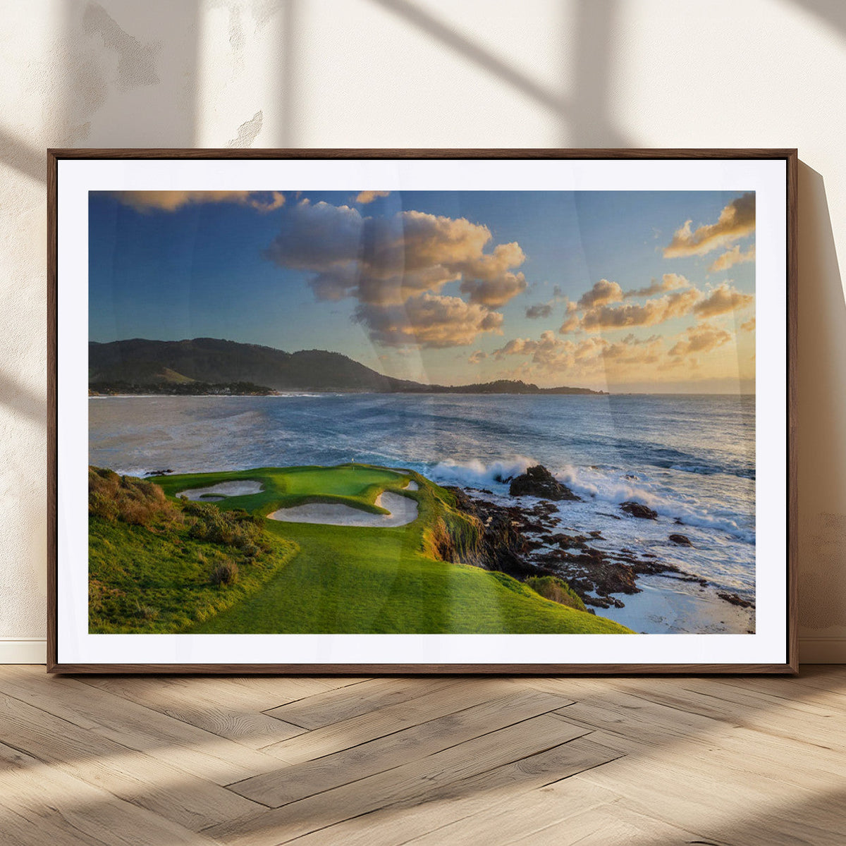Pebble Beach Golf Links Wall Art Canvas Print – Iconic
