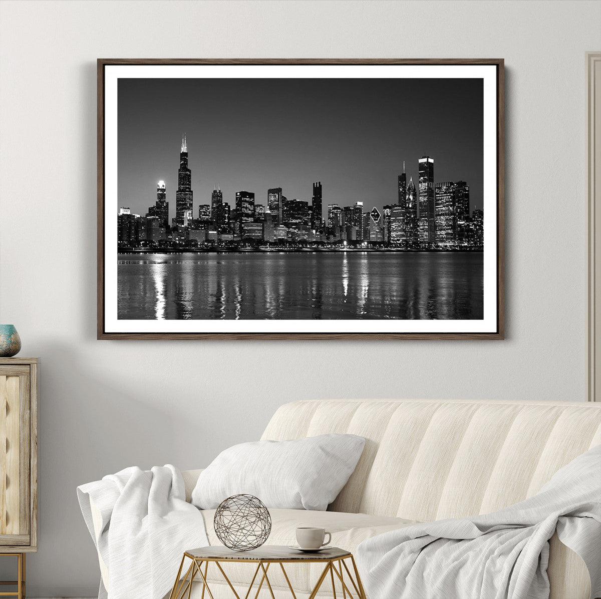 Chicago Wall Art Canvas Print