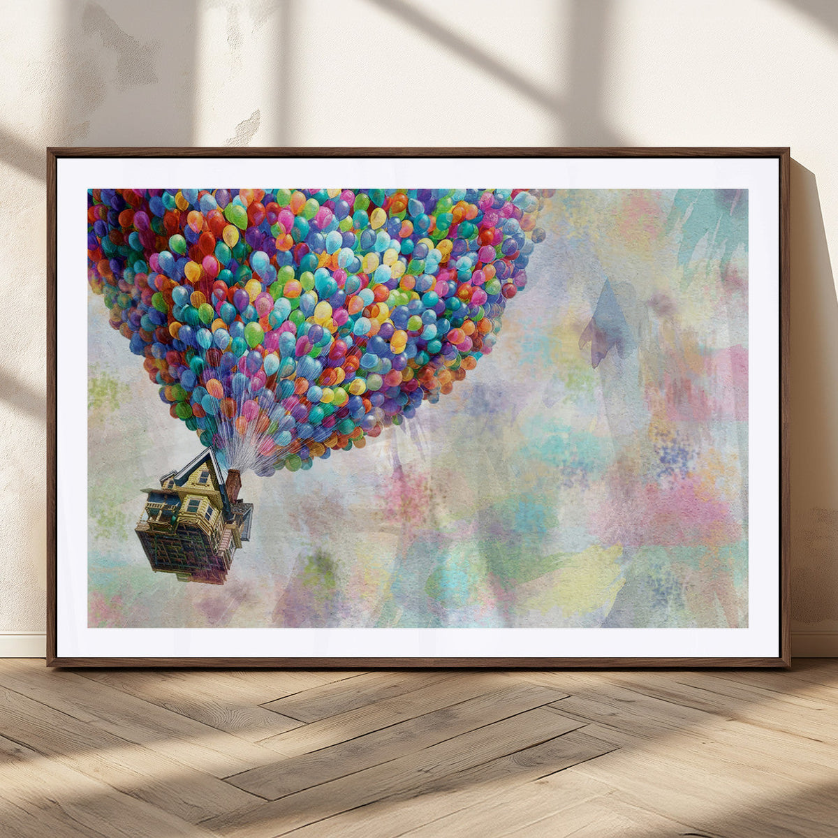 Up Pixar Poster, Look Up Pixar Wall Art, Up Pixar Canvas,