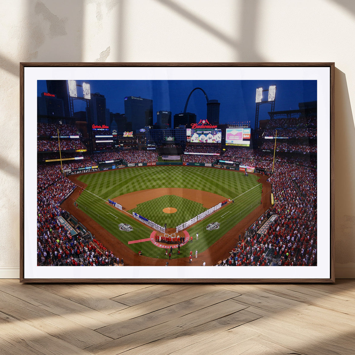 St. Louis Cardinals Baseball Team Print - Busch Stadium Wall