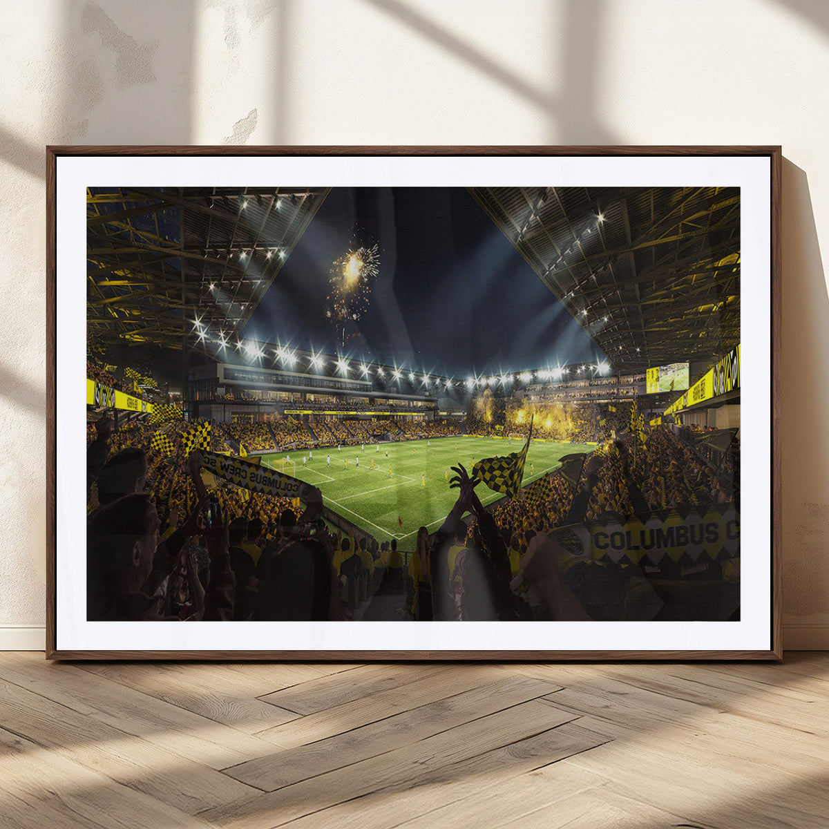 Columbus Crew Soccer Team Print - Columbus Crew Stadium Wall