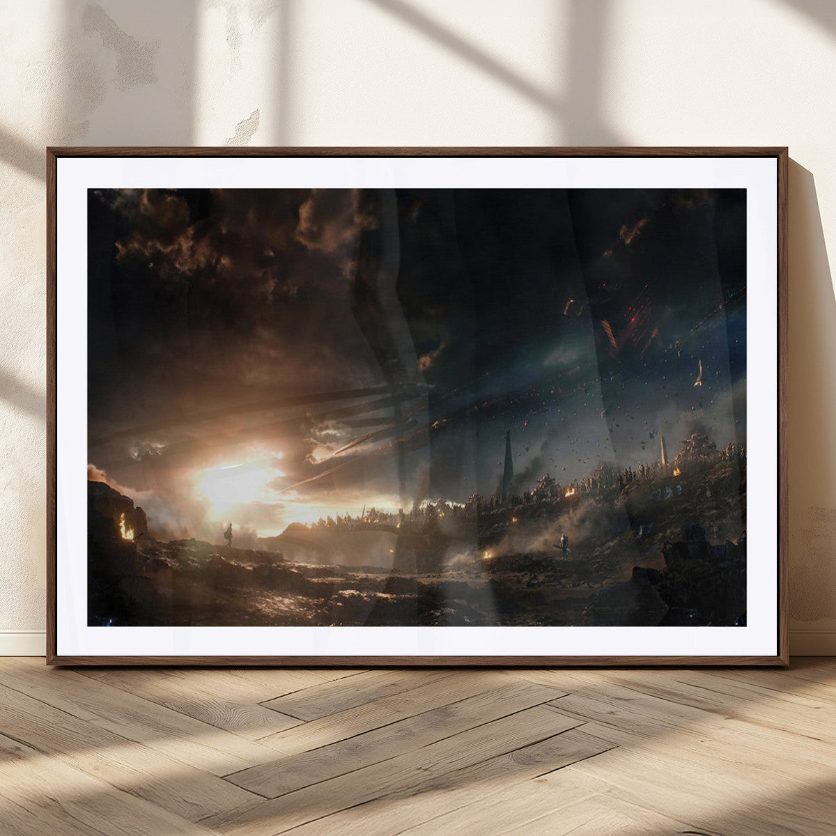 Avengers Planet Wall Art Canvas Print