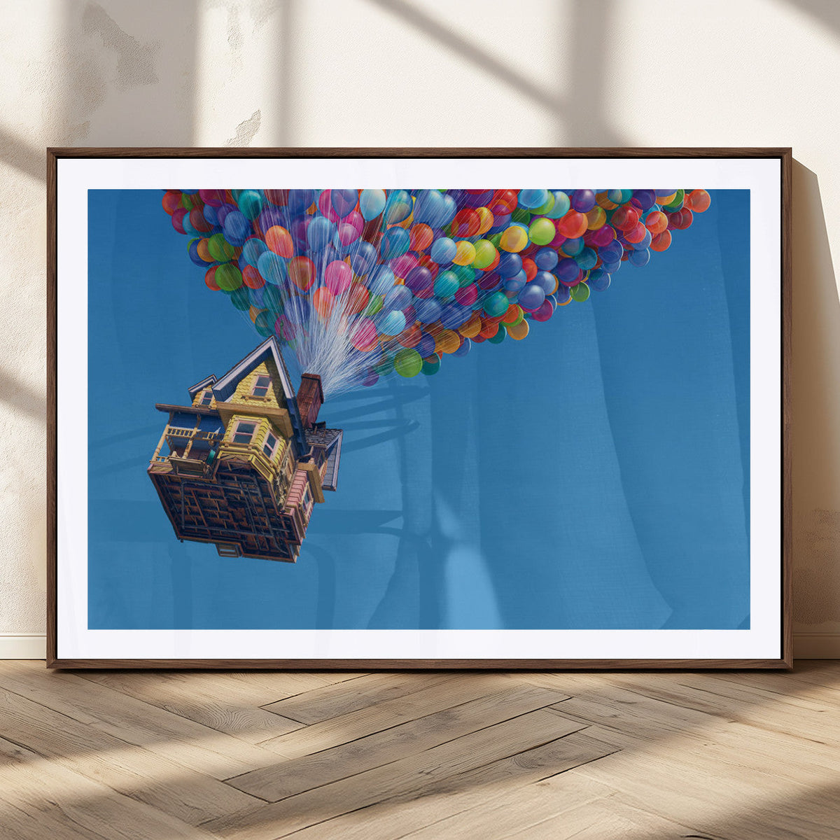 Carl Fredricksen, Up Movie Wall Art, Balloons Wall Art, Air