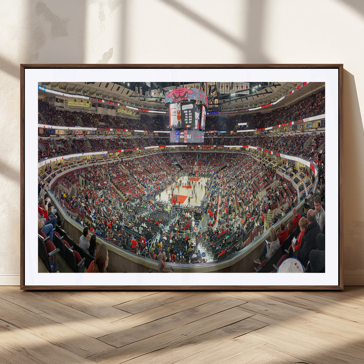 United Center Chicago Bulls Stadium Wall Art Canvas Print