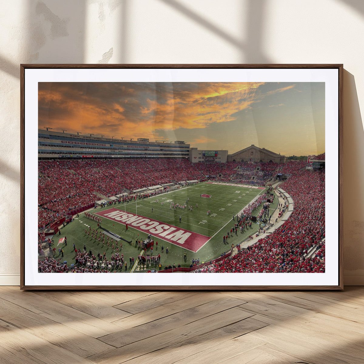 Camp Randall Stadium Wisconsin Badgers Large Wall Art Canvas