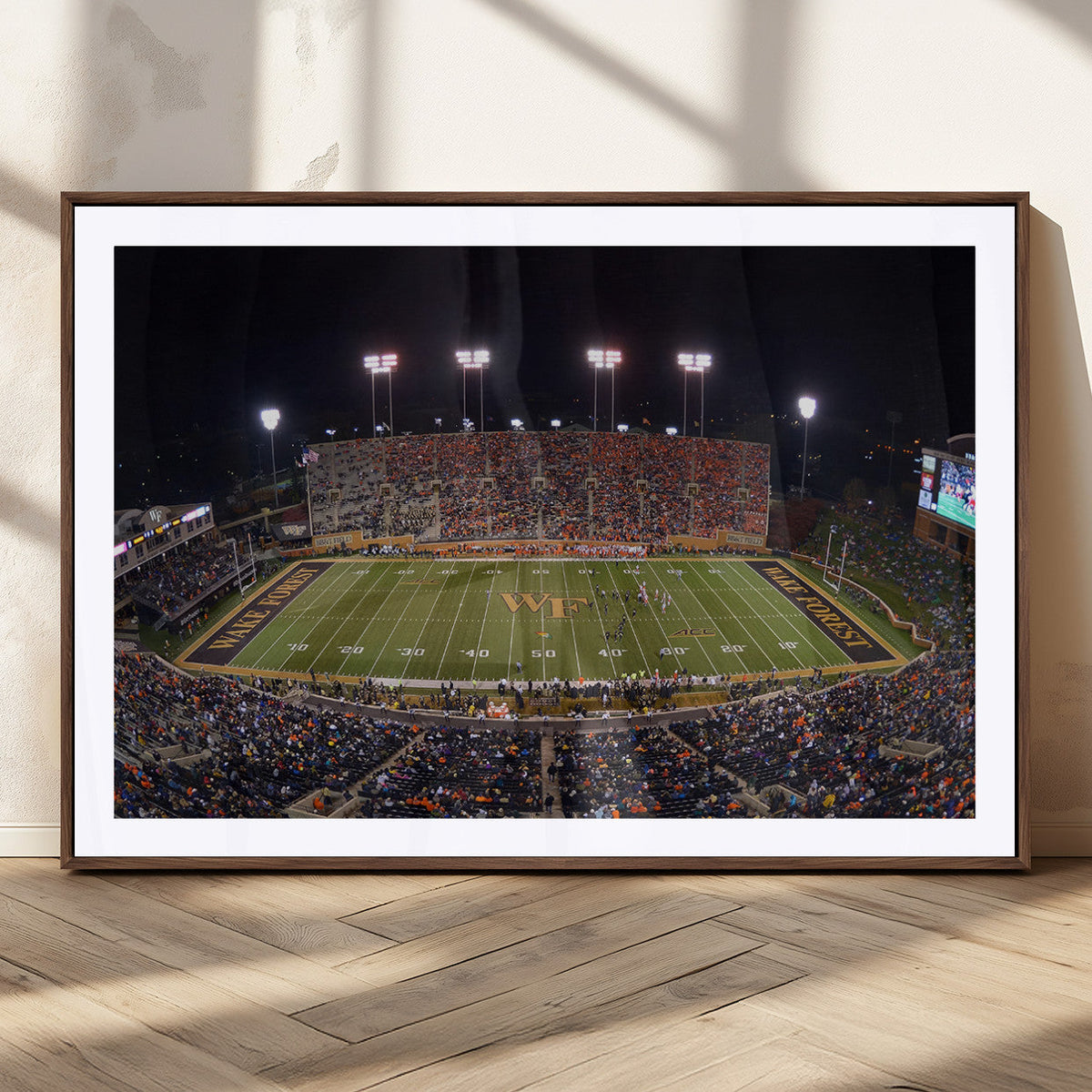Demon Deacons Print Canvas, Football Team Print -