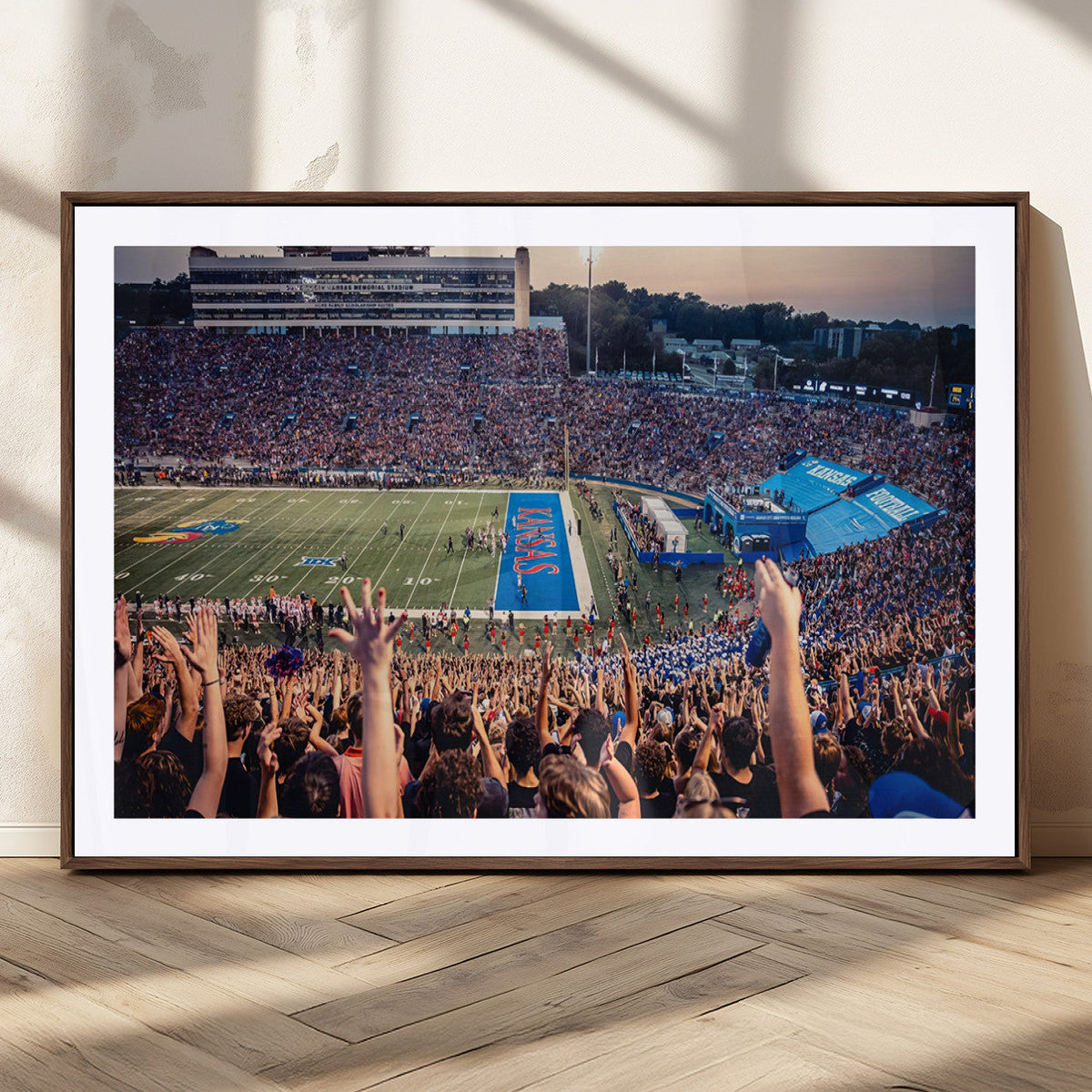 University of Kansas Jayhawks Football Team Art Print -