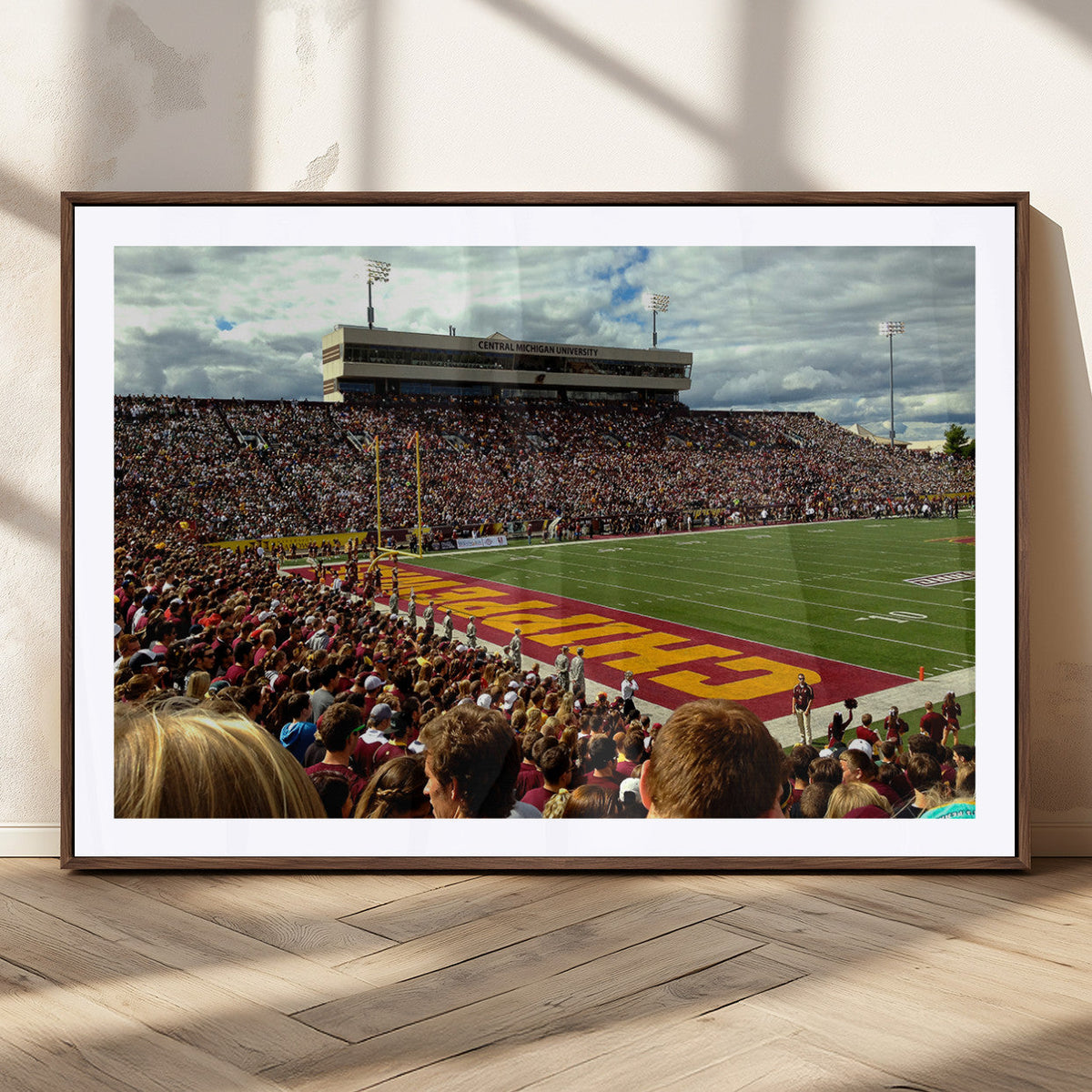 Central Michigan University Chippewas Football Team Print -