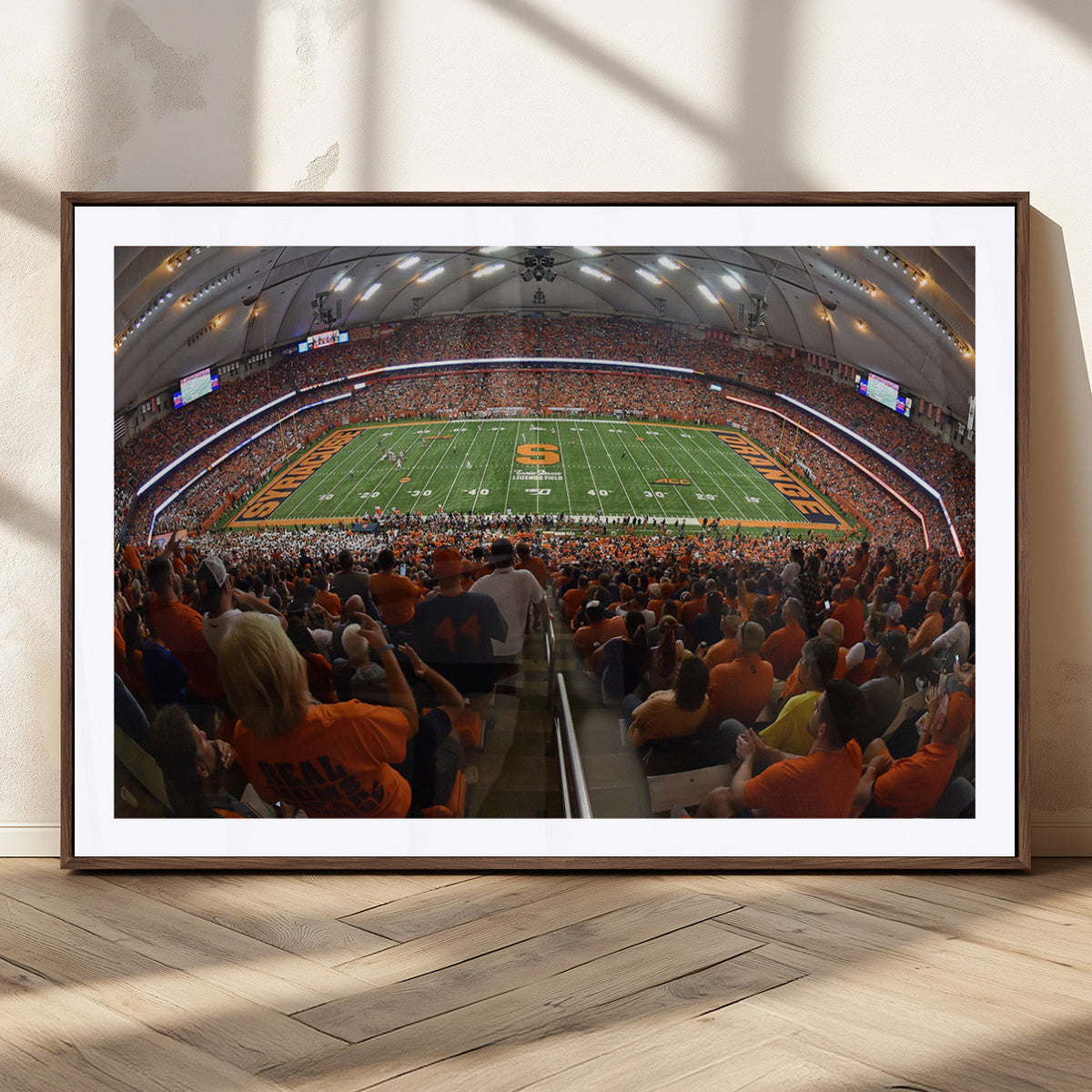 Syracuse University Orange Football Canvas Print, Football