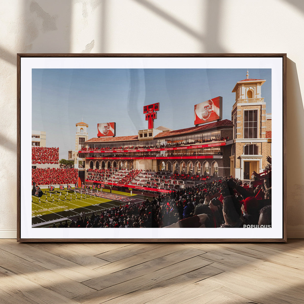 Jones AT&T Stadium Texas Tech Red Raiders Wall Art | Large