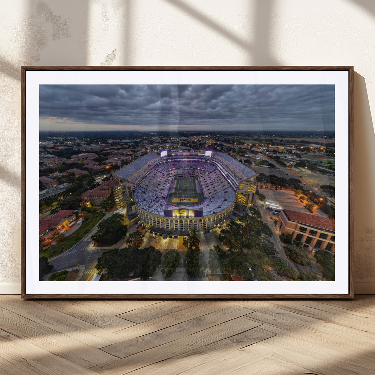 The Louisiana State University Tigers Football Team Print -