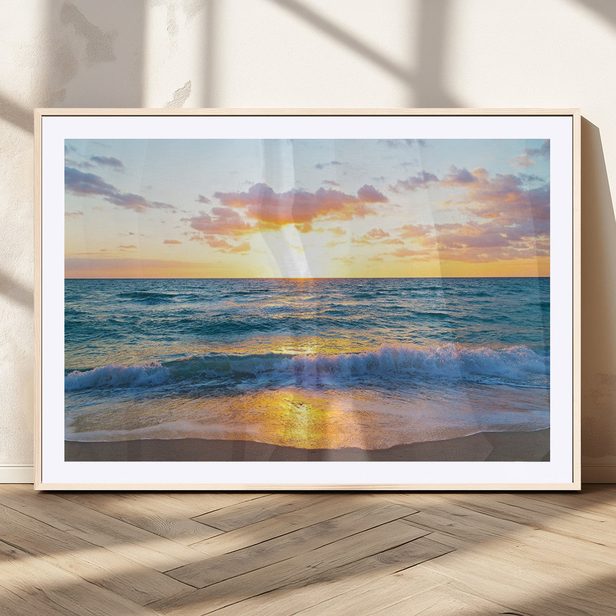 Coastal Wall Art - Vintage World Map Canvas Print with