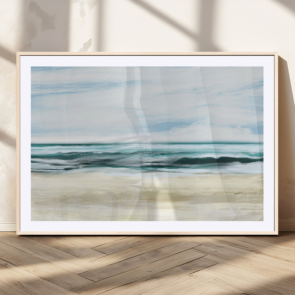 Ocean Abstract Wall Art Canvas Print