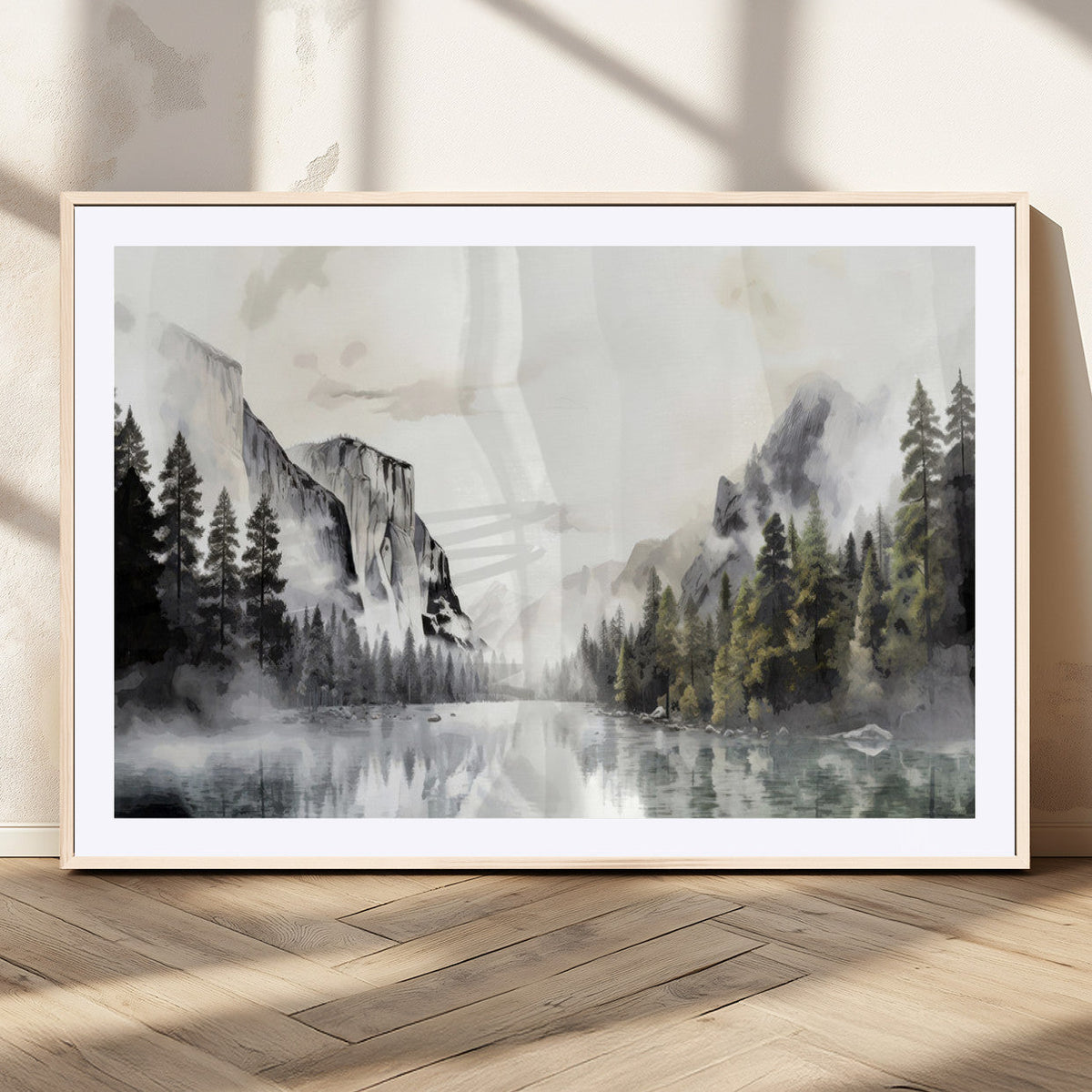 Yosemite Valley Wall Art Canvas Print – Framed and Ready to