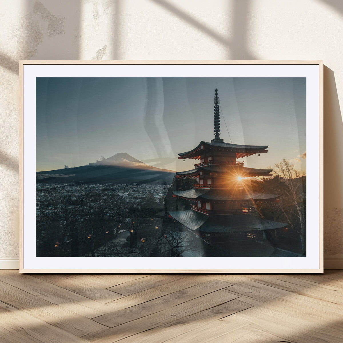 Mount Fuji Wall Art Canvas Print – Framed Japan Travel Art