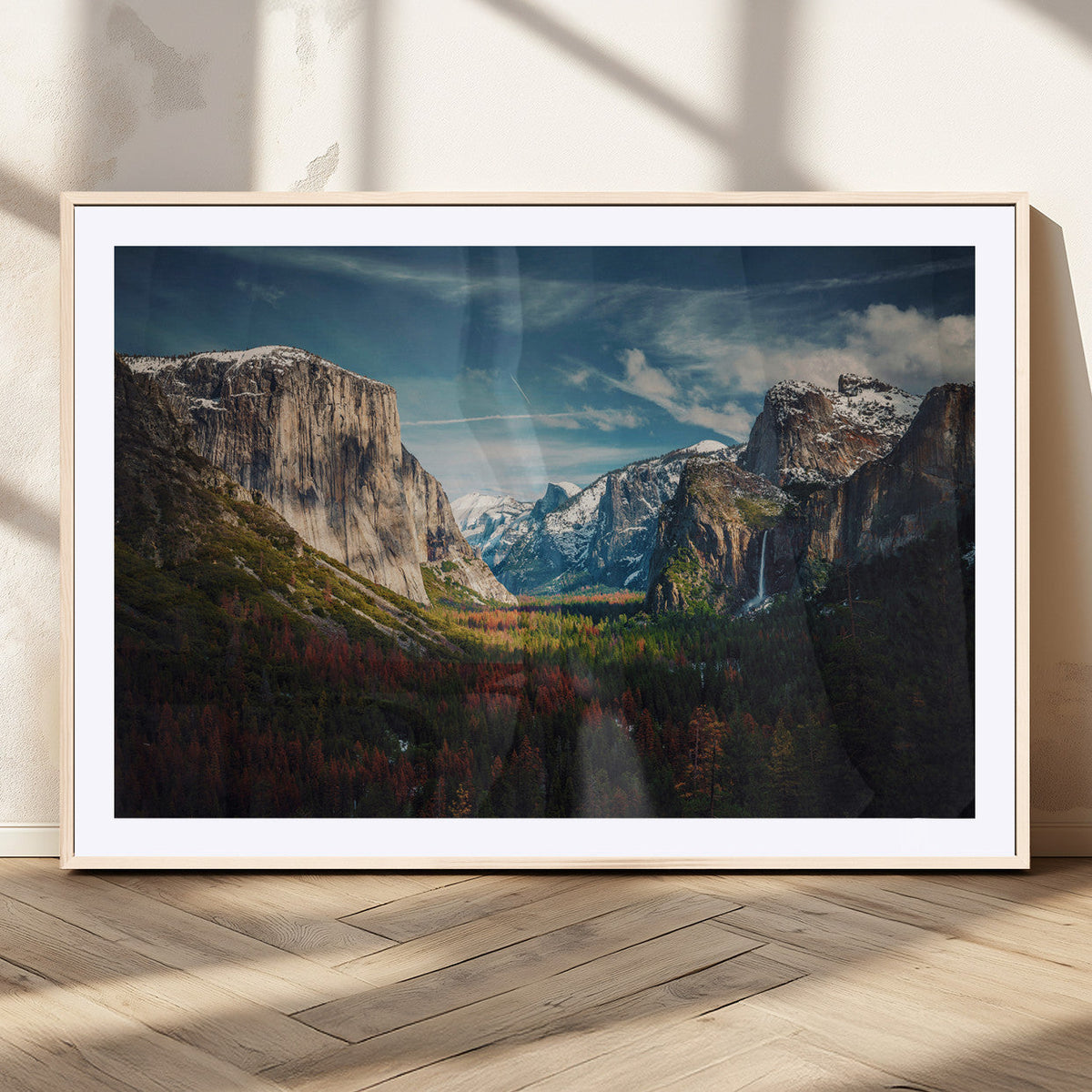 Yosemite National Wall Art Canvas Print – Framed Mountain