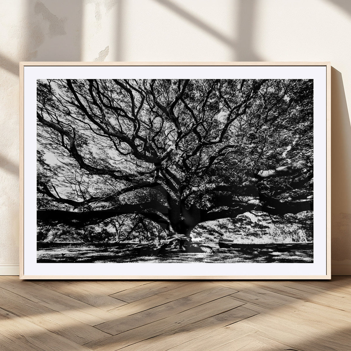 Mighty Angel Oak Wall Art | Angel Oak Tree Art Print