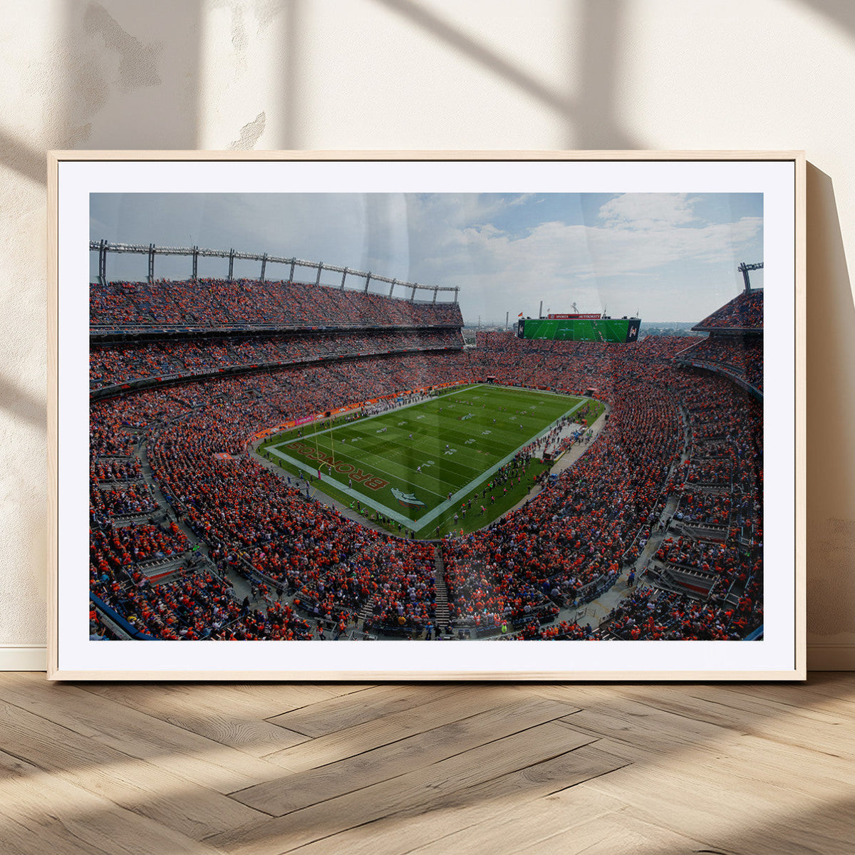 Denver Broncos Football Team Print - Empower Field Mile High