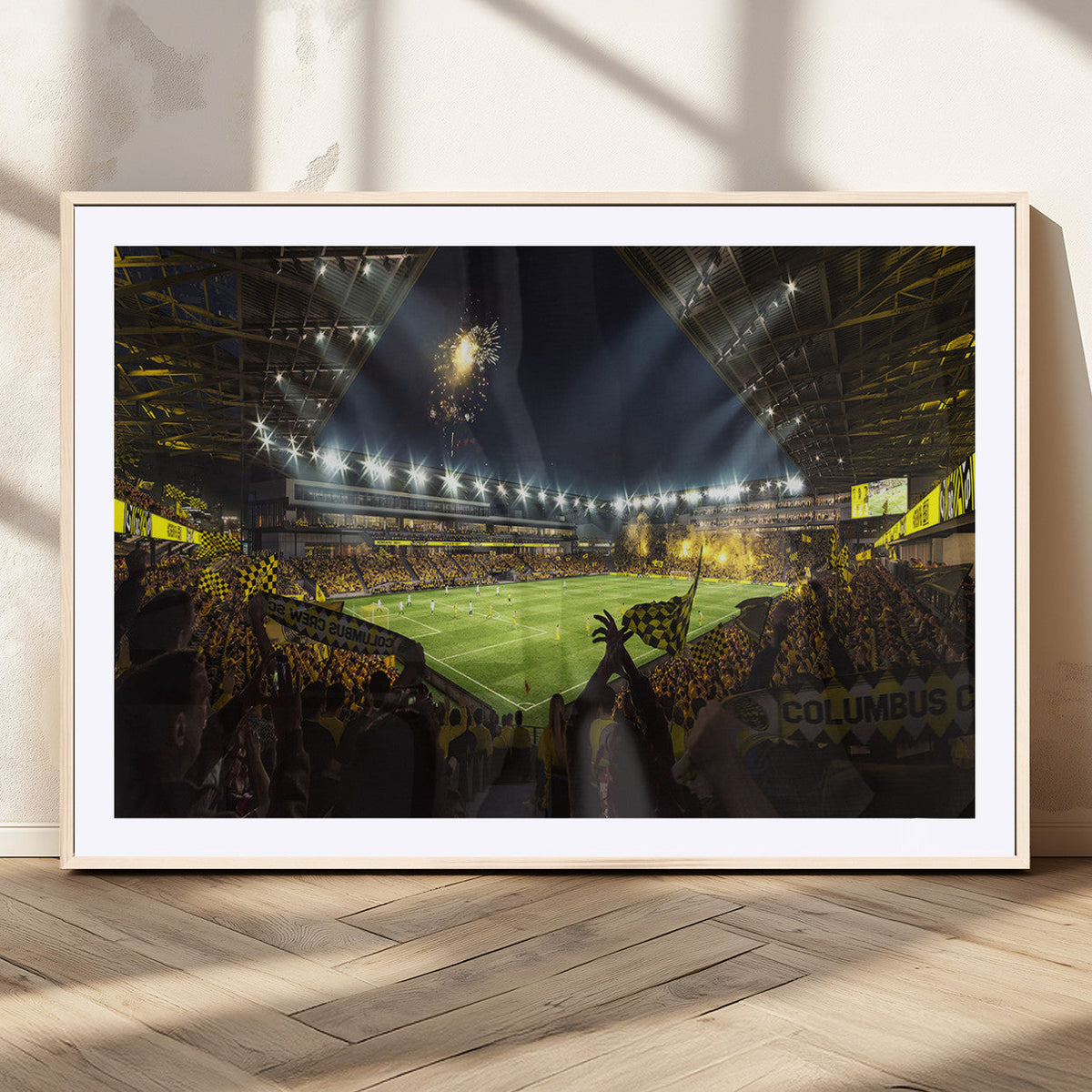 Columbus Crew Soccer Team Print - Columbus Crew Stadium Wall