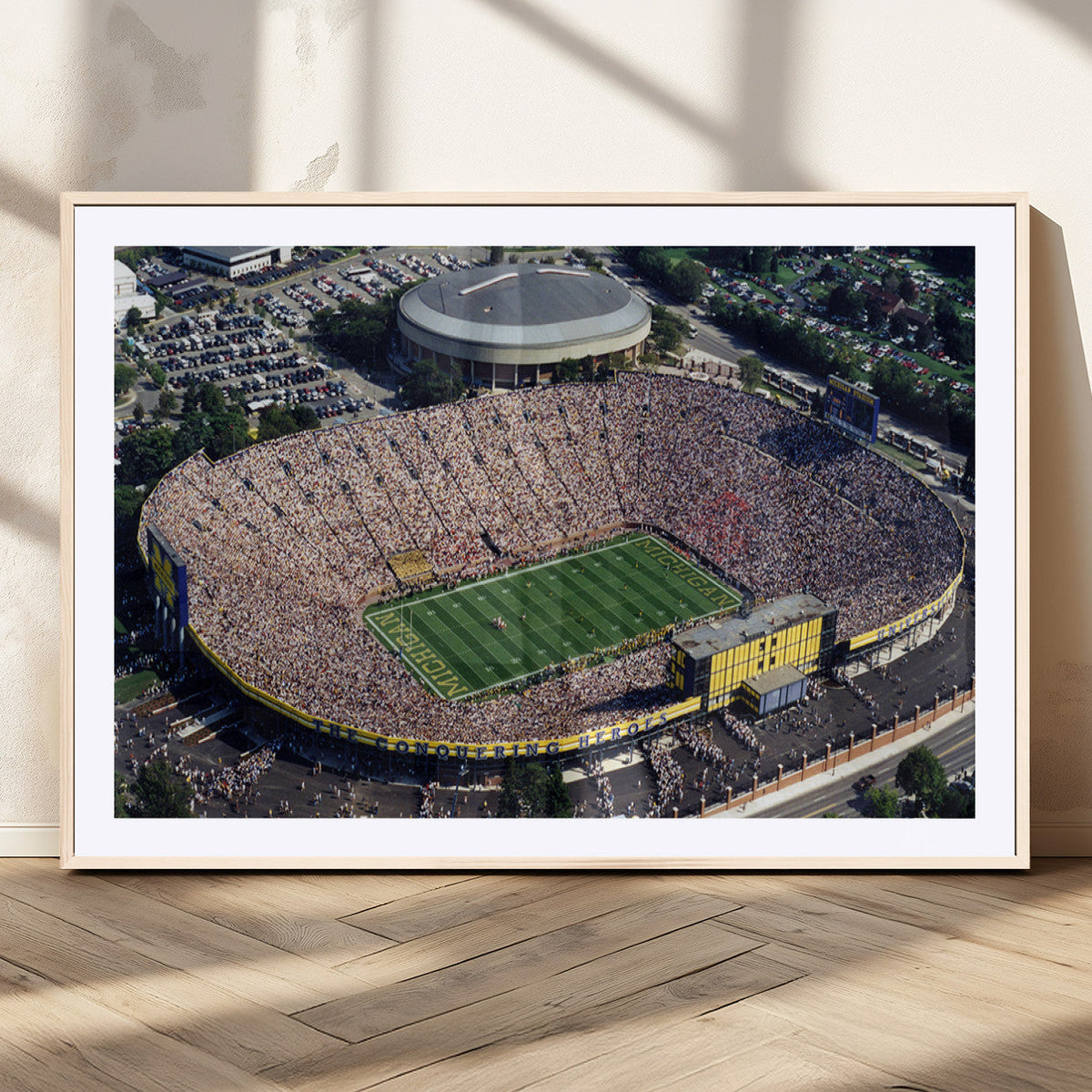Michigan Wolverines Football Team Print - Ann Arbor Michigan