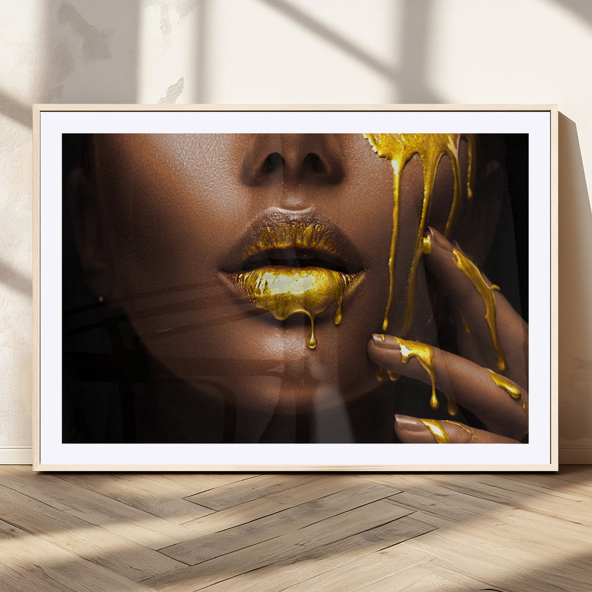 African American Art Black Woman Canvas Print, African Wall