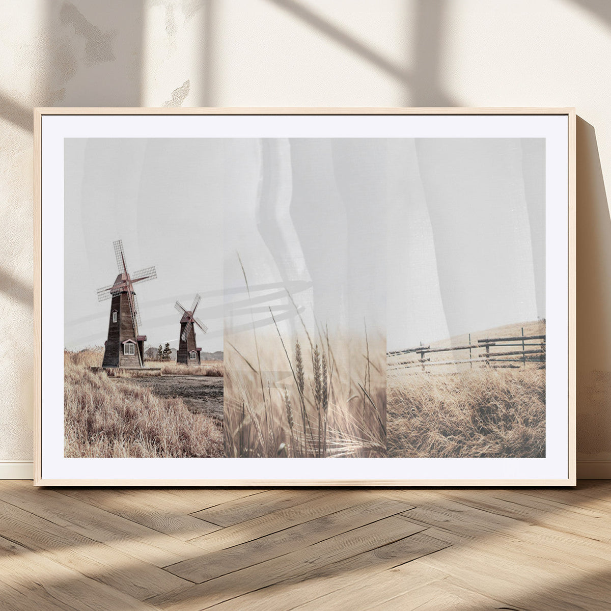 Farm Prints Set, Farmhouse Wall Art Canvas, Country House