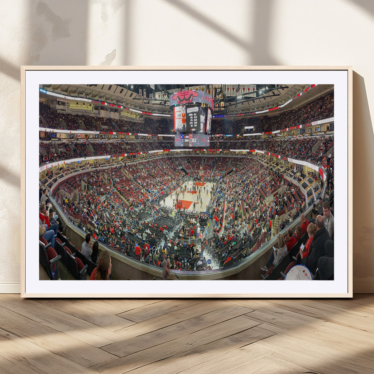 United Center Chicago Bulls Stadium Wall Art Canvas Print