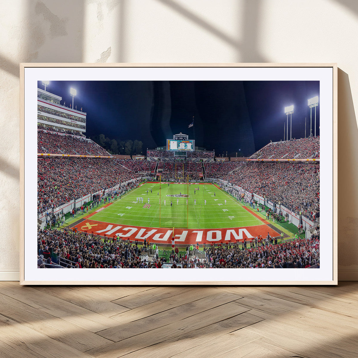 NC State Wolfpack Canvas Print - Raleigh Carter-Finley