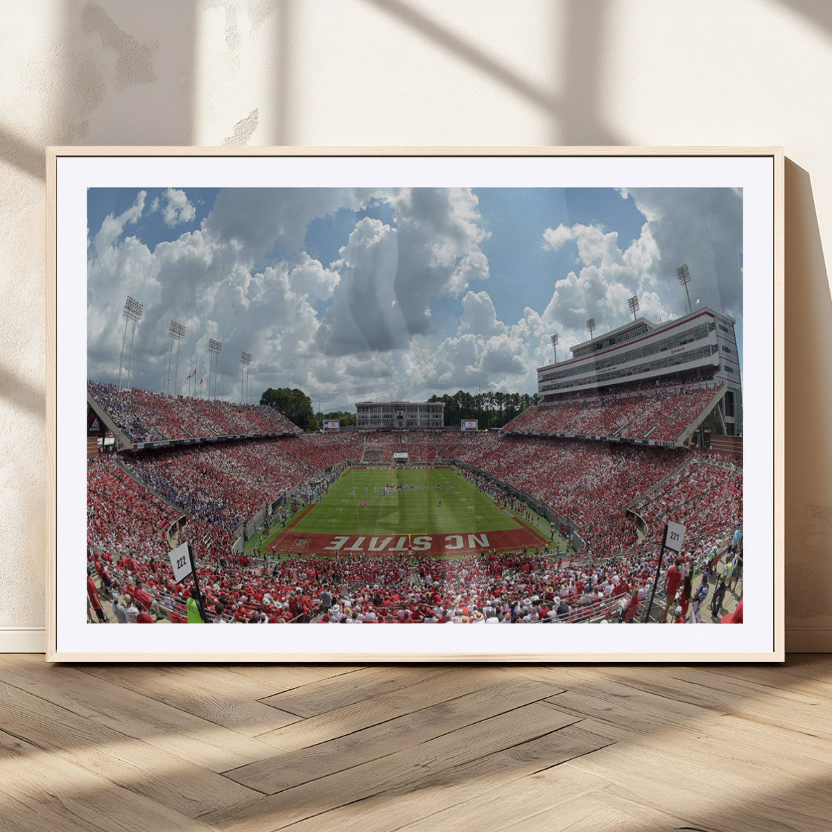 NC State Wolfpack Football Team Print Canvas- Raleigh