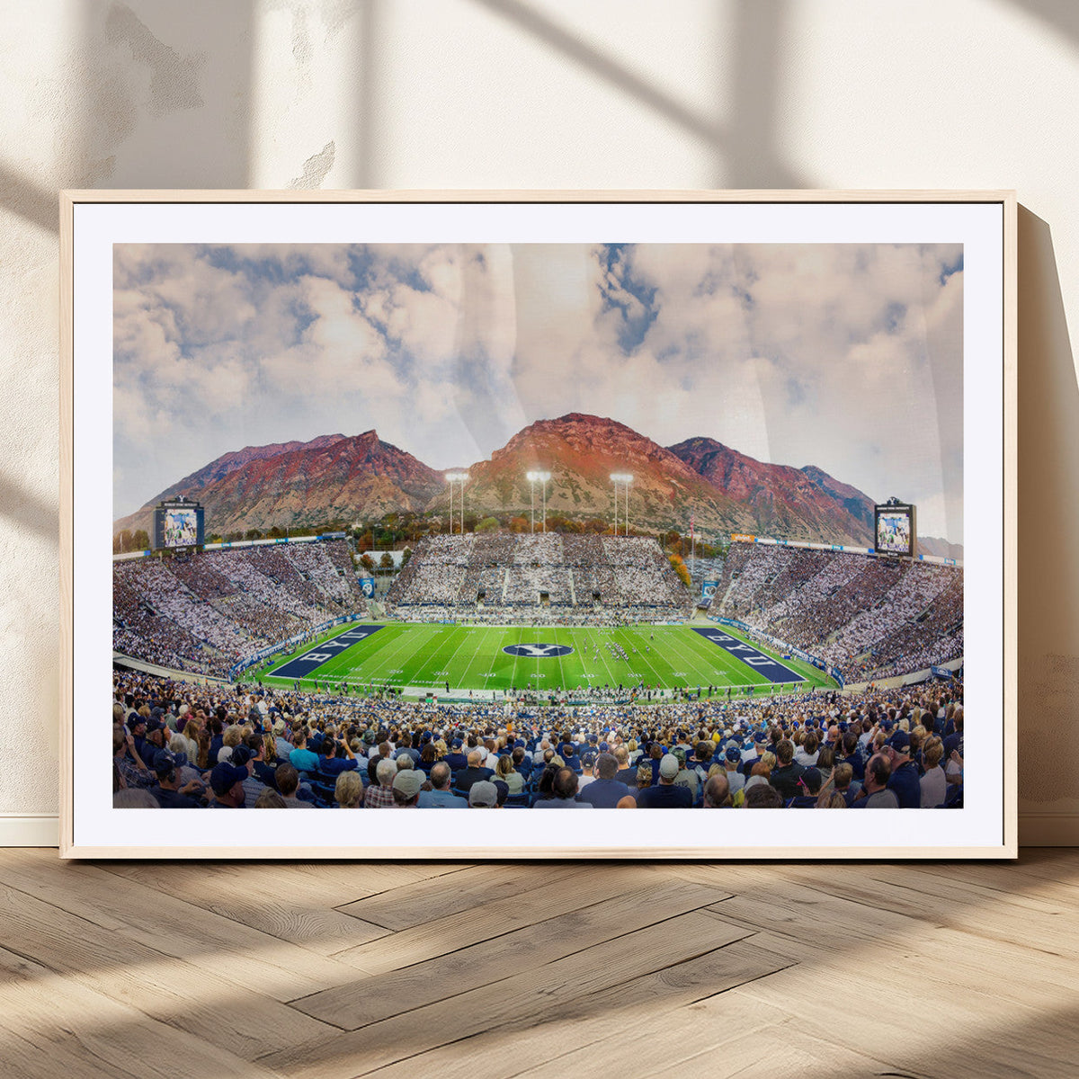 Brigham Young University Cougars Football Team Print - Provo