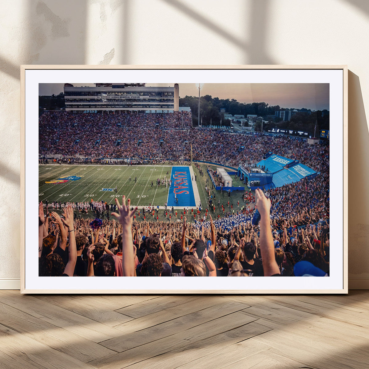 University of Kansas Jayhawks Football Team Art Print -