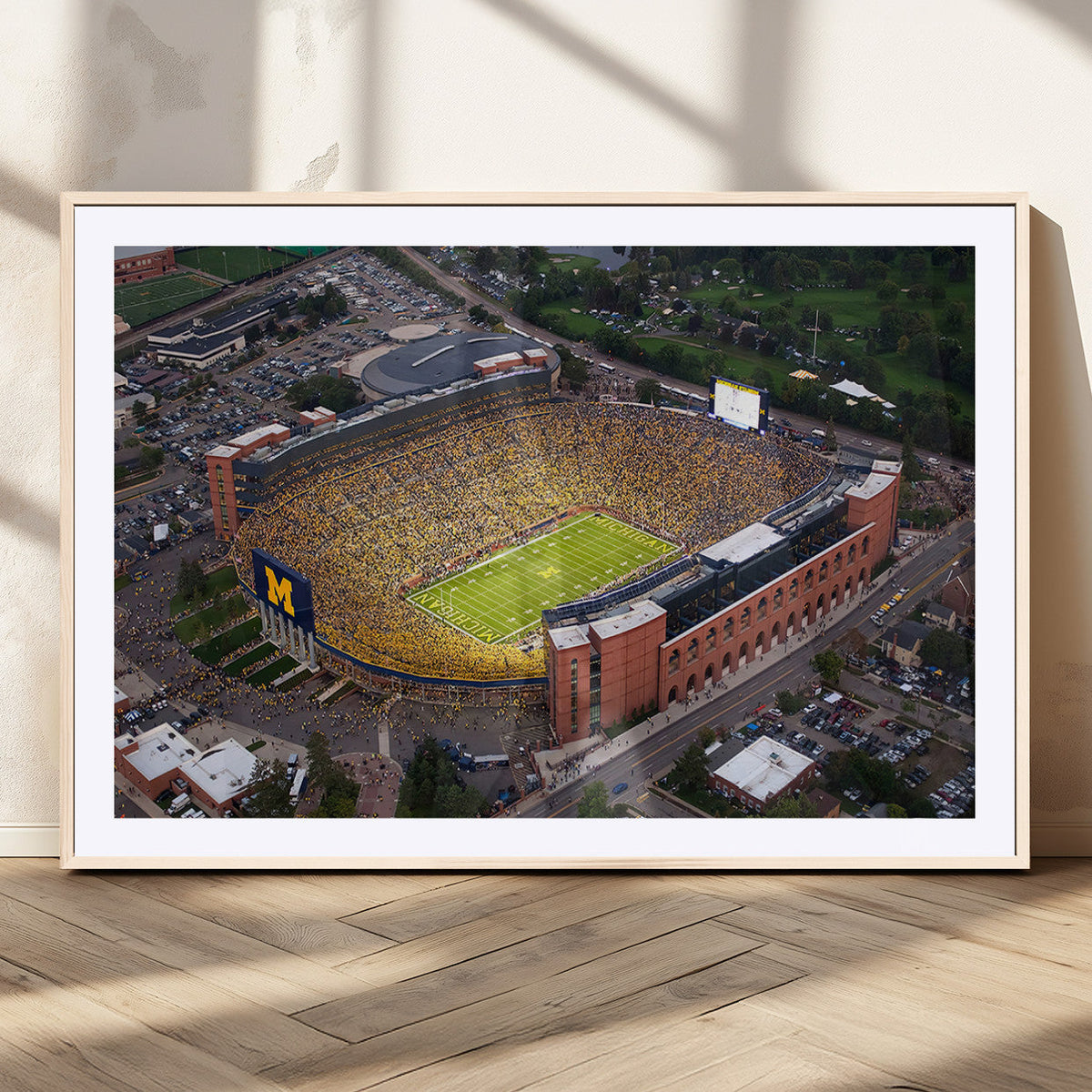 University of Michigan Wolverines Football Team Print - Ann