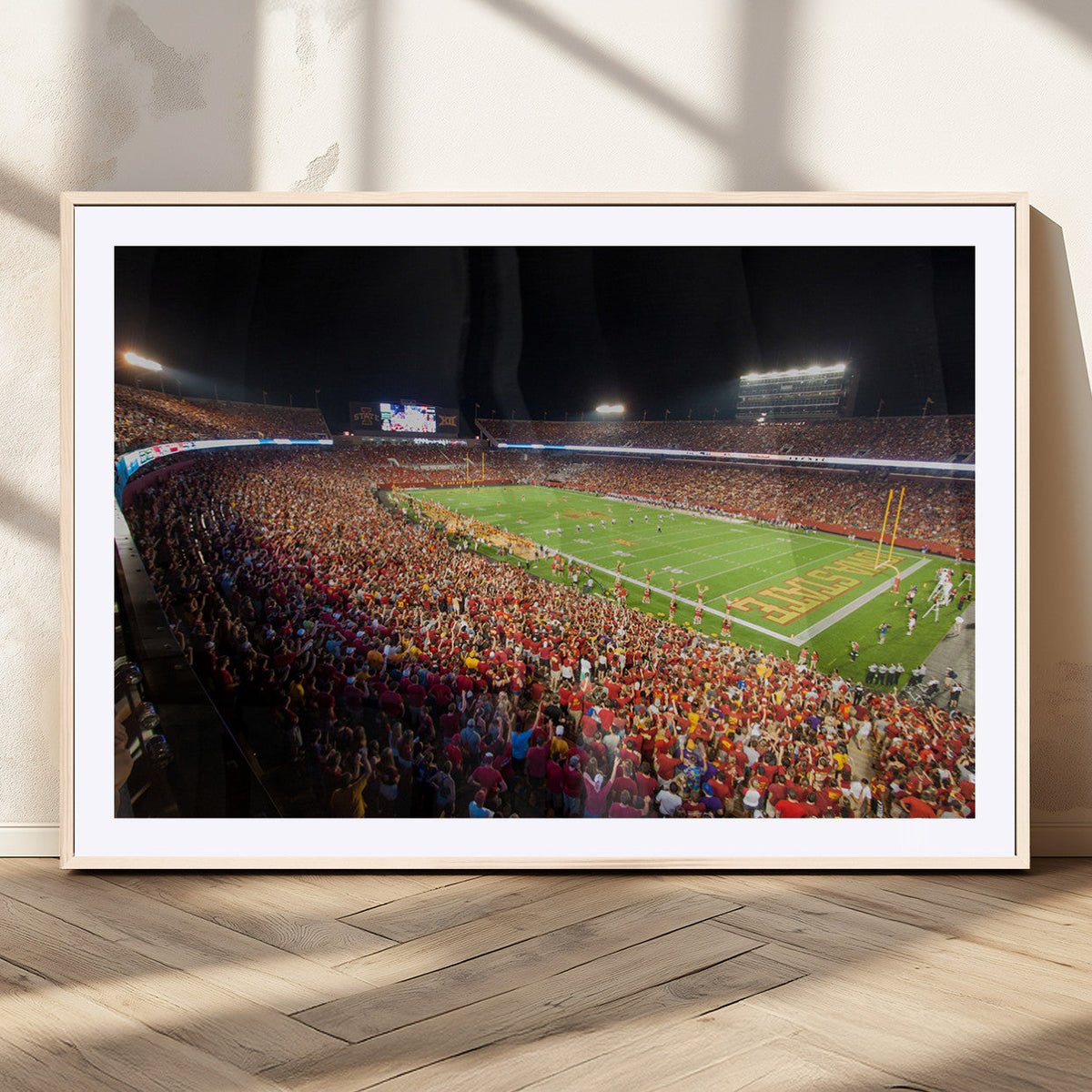 Iowa State University Cyclones Canvas Print, Football Team