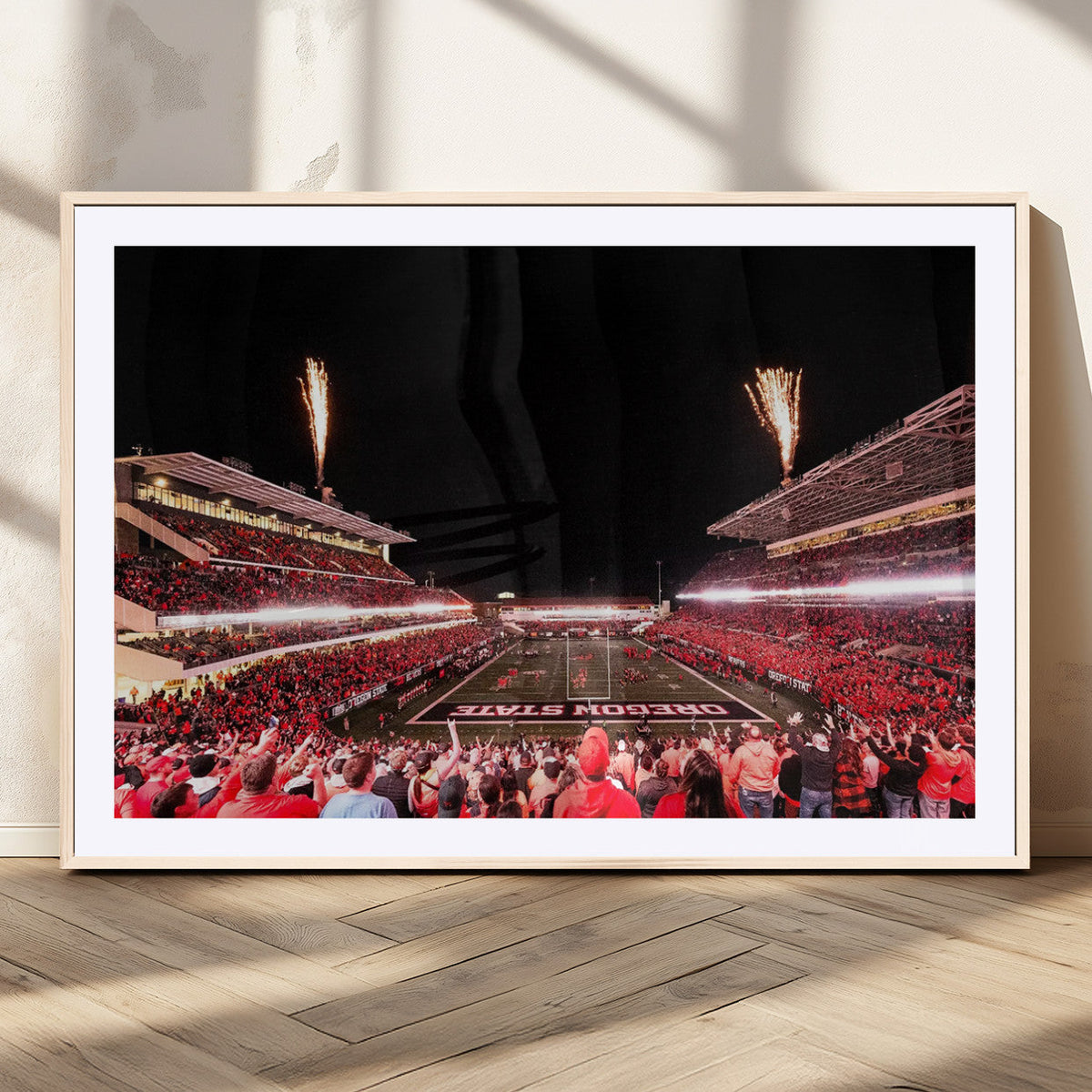 Oregon State Beavers Football Team Print - Corvallis Reser
