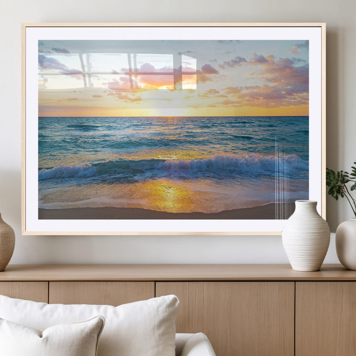 Coastal Wall Art - Vintage World Map Canvas Print with