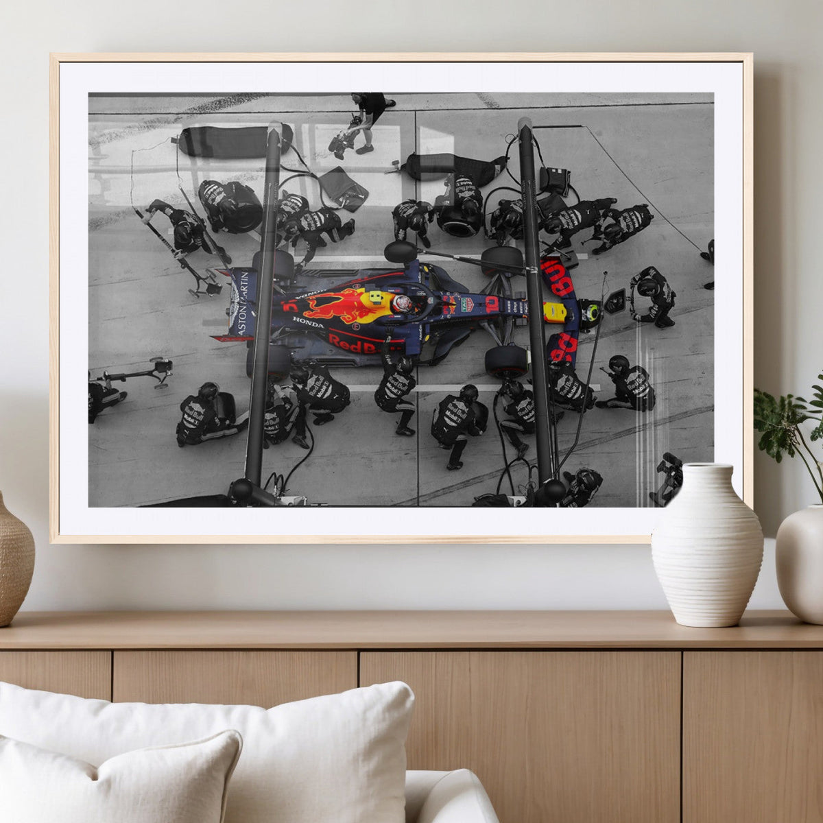 RedBull Formula 1 Canvas Wall Art Print
