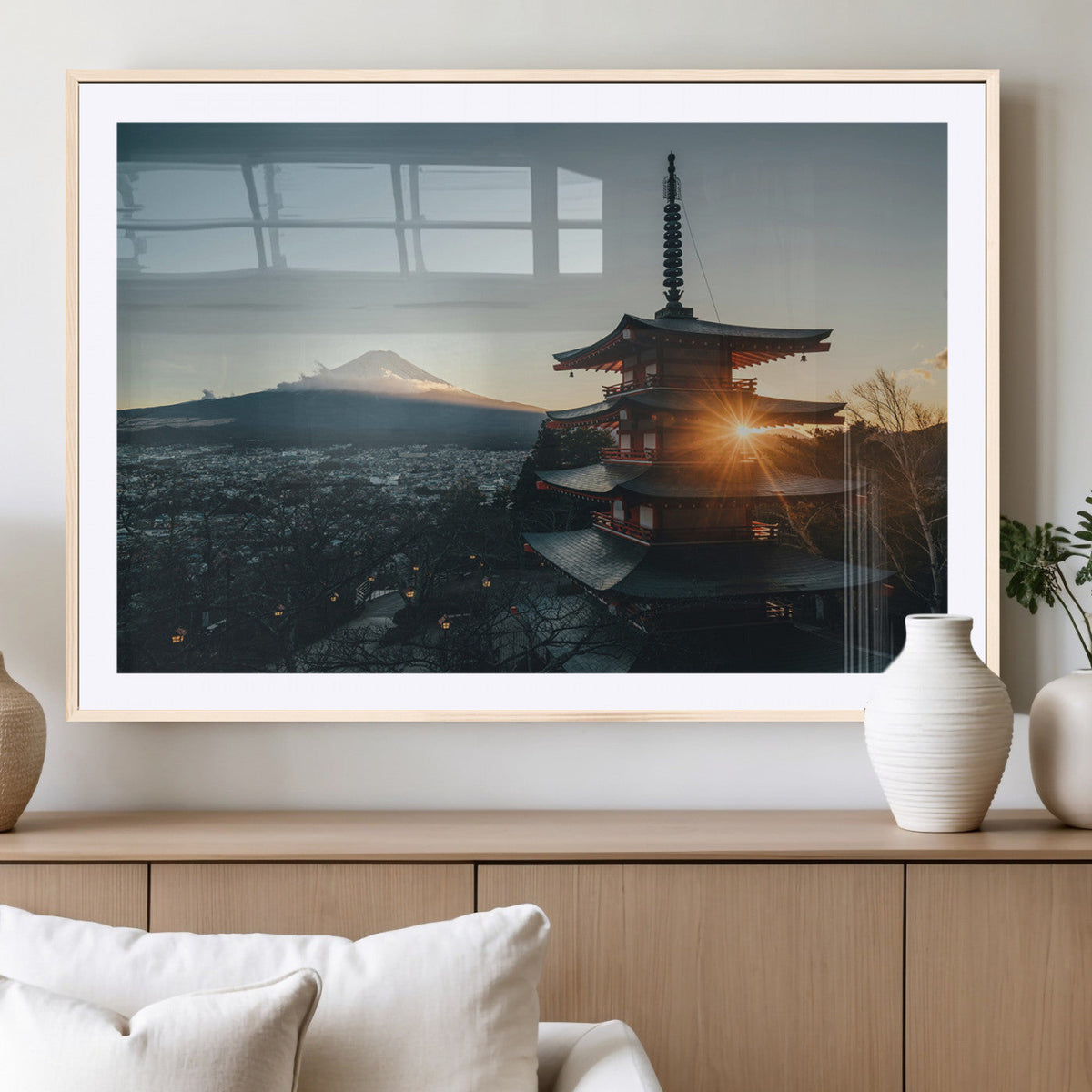 Mount Fuji Wall Art Canvas Print – Framed Japan Travel Art